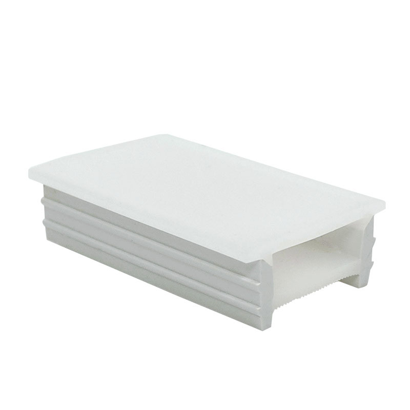 20x10mm Silicone Milky LED Strip Diffuser Cover For 12mm Strip Light 20x10mm Silicone Milky LED Strip Diffuser Cover For 12mm Strip Light